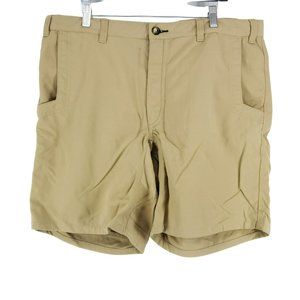 Orvis Light Weight Shorts Men's Sz 40 Tan Gusseted
